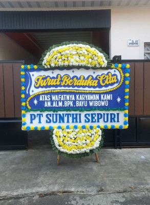 Papan Bunga Duka di Kilang